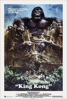 a movie poster for king kong