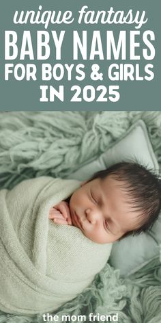 Need name ideas for 2025? Check out this unique baby names list for mystical fantasy names for boys and girls. Featuring male names and feminine names, first names, middle names, and full names, each name is listed with meaning and origin. Fairy Names, Fantasy Names