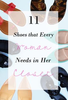 Shoe shopping is a ton of fun, but do you have the 11 essential shoes that every woman should own? Find out here! Essential Shoes, Shoe Hacks, Shoes Hack, 2023 Fashion Trends, Shoe Shopping, Wardrobe Planning, Bootie Sandals, Her Closet, Buy Shoes Online