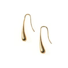 Rover & Kin Luxe Brass Droplet Earrings Droplet Earrings, Dress Handmade, Simple Elegant, Medical Care, Piece Dress, Timeless Pieces, Evening Dress, Gold Tones, It Works