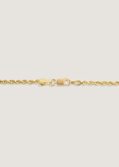 Crafted with 14k solid gold, this classic rope chain style adds to any bracelet stack. 14k solid gold—always. Non-hollow Average weight: 2.9g Width: 1.9mm Lobster clasp closure Elegant 14k Gold Rope Chain Bracelet, Classic Gold Bracelets With Rope Chain, Classic Yellow Gold Rope Chain Necklace For Everyday, Classic Yellow Gold Rope Chain Necklace, Classic Everyday Yellow Gold Rope Chain Necklace, Classic Gold Bracelet With Rope Chain, Classic Rope Chain Bracelet, Classic Gold Rope Chain Bracelet, Everyday Yellow Gold Rope Chain Bracelet