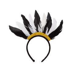 Gather your flock of friends for a New Year's Eve bash like no other! While you're at it, don't forget to hand out these fine feather headbands. They'll add a bit of whimsical fun to your event and make fantastic party favors! Plastic. 5" headband with 6" feathers. Feather Headband, Costume Hats, Toy Craft, Wedding Supplies, New Years Eve, New Year's, Flocking, Costume Accessories, Headpiece