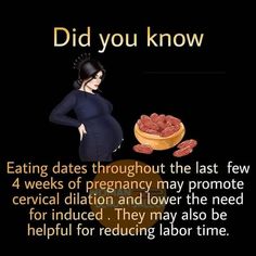 a pregnant woman standing in front of a bowl of food with the words did you know?