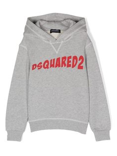 grey/red cotton logo print at the chest classic hood long sleeves Teen Hoodies, Alexander Wang Dress, Kenzo Kids, Kids Logo, Stella Mccartney Kids, Cotton Logo, Sporty Style, Skirted Swimwear, Fashion Labels