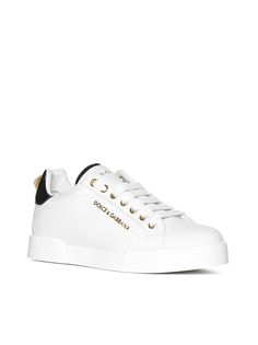 Upper: 100% Calf leather Sole: 100% Rubber Dolce Gabbana Sneakers, Feminine Chic, Stefano Gabbana, Zegna Shoes, Sneaker Wedge, Luxury Shop, Italian Style, Sneaker Shopping, Luxury Retail