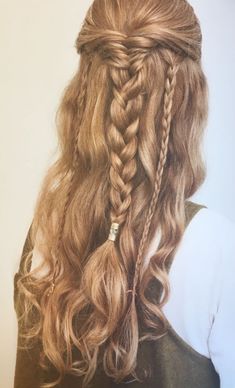 Easy Wedding Hairstyles, Medieval Hairstyles, Easy Wedding, Viking Hair, Simple Wedding Hairstyles, Hair Stylies, Easy Hairstyles For Long Hair, Cut My Hair, Httyd