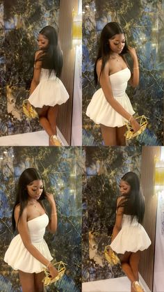 Bday Inspo Outfits, White Bday Dress, Birthday Picture Poses, Birthday Outfits For School, After Party Wedding Dress, Bday Dresses, Rome Outfits, Birthday Dinner Outfit, 18th Birthday Outfit