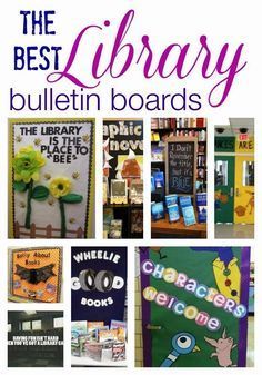 the best library bulletin boards for teachers and students to use in their homes or classroom