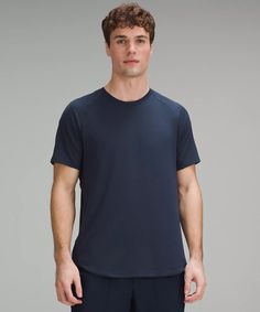 License to Train Short-Sleeve Shirt | Men's Short Sleeve Shirts & Tee's | lululemon Lululemon Short Sleeve T-shirt For Everyday, Casual Lululemon Everyday T-shirt, Lululemon Casual T-shirt For Gym, Versatile Everyday Tops By Lululemon, Versatile Everyday Lululemon Tops, Versatile Solid Color Lululemon Tops, Versatile Lululemon Tops, Lululemon Relaxed Fit T-shirt In Athleisure Style, Lululemon Relaxed Fit T-shirt Athleisure