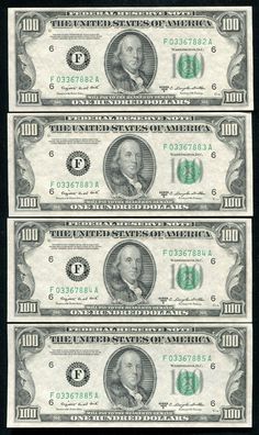 three twenty dollar bills are shown in black and white, with green trimmings