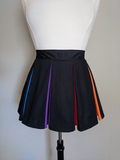 This Womens Skirts item by AriShaeCosplay has 931 favorites from Etsy shoppers. Ships from United States. Listed on Nov 18, 2023 Rainbow Pleated Skirt, Pop Art Skirt, Clowncore Skirt, Retro Black A-line Skirt, Black Casual Tennis Skirt With Accordion Pleats, Black Cotton Mini Pleated Skirt, Black And Rainbow Outfit, Casual Black Skort With Accordion Pleats, What To Wear With A Pleated Skirt