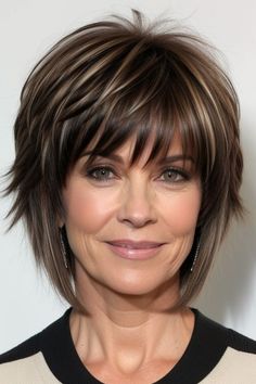 Modern Shag Haircuts Short, Fringe Bob, Shaggy Haircut, Shag Hair, Choppy Bob Hairstyles For Fine Hair, Shaggy Bob Hairstyles, Medium Shag, Haircuts For Medium Length Hair, Short Shag Haircuts