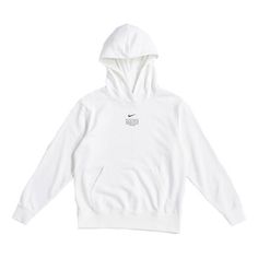 (WMNS) Nike Sportswear Swoosh Pullover Long Sleeves Hoodie White DJ6948-100 (Women's) Hoodie White, White Hoodie, House Inspo, Stylish Sneakers, Nike Sportswear, Long Sleeve Hoodie, Perfect Pair, Hooded Sweatshirts, Long Sleeves