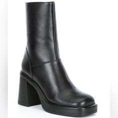 Steve Madden Fantsie Fancy Boots. Brand New Fancy Boots, Steve Madden Chelsea Boots, Womens High Top Shoes, Womens Black Booties, Studded Sneakers, Floral Boots, Steve Madden Boots, Brown Leather Ankle Boots, Velvet Heels