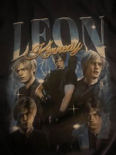 the back of a black shirt with an image of four men in front of them