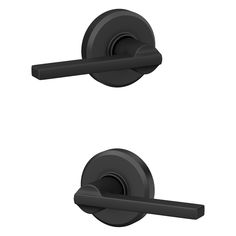 an image of a black door handle on a white background