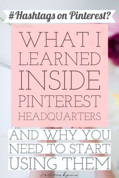 the words what i learned inside pinterest and why you need to start using them