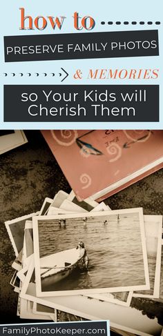 stack of photos and a scrapbook - How to Preserve Family Photos and Memories so Your Kids Will Cherish Them Photo Preservation, Generational Differences, Feel Like Giving Up, Photo Organization, Psychology Today, Creative Memories, Home Movies, Photo Memories