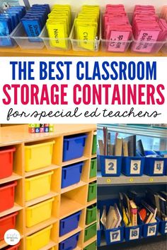 the best classroom storage containers for special teachers