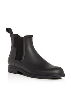 Hunter Men's Original Refined Chelsea Rain Boots Hunter Boots Outfit, Short Rain Boots, Chelsea Rain Boots, Fashionable Snow Boots, Mens Rain Boots, Hunter Rain Boots, Walker Shoes, Square Toe Boots, Hunter Shoes