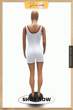 Sexy Cotton Women Sleeveless Tank Top Workout Romper Sleeveless Bodysuit For Workout, Sleeveless Casual Bodysuit For Workouts, Casual Sleeveless Workout Bodysuit, Sleeveless Bodysuit For Gym, White Sleeveless Workout Bodysuit, White Sleeveless Bodysuit For Workout, Sporty Fitted Sleeveless Bodysuit, Sleeveless Gym Bodysuit For Summer, Sleeveless Summer Gym Bodysuit