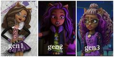 Monster High Next Gen, Mh Clawdeen, Monster High G1 Vs G3, Clawdeen Wolf Ghouls Rule, Venus Mcfly Trap Monster High, Monster High Gen 3 Frankie, Monster High Gen 3 Clawdeen, Better Woman, Monster High Movie 2022