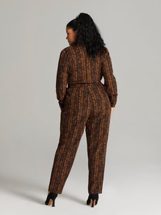 Tailored Jumpsuit, Fashion To Figure, Menswear Inspired, Jumpsuit Fashion, Stripes Pattern, Jumpsuit Romper, Jumpsuit, Rompers, Plus Size