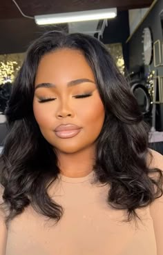 Soft Glam Beach Makeup, Wedding Guest Makeup Natural, June Wedding Makeup, Makeup Black Woman, Neutral Wedding Makeup Black Women, Neutral Eyeshadow Looks Black Women, Fresh Face Makeup Natural Looks, Soft Natural Glam Makeup Black Women Gold, Dark Skin Soft Glam Makeup