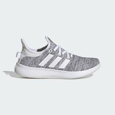 adidas Cloudfoam Pure Shoes - White | Women's Lifestyle | adidas US Adidas Women Shoes, Adidas Grey, Adidas Cloudfoam, Adidas Shoes Women, Adidas Originals Women, White Core, Adidas Shop, Shoes Adidas, Adidas Ultra Boost