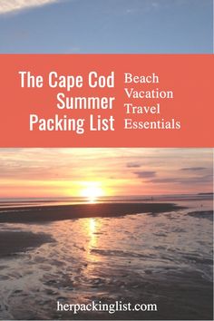 the cape coast vacation packing list