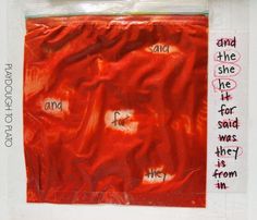 a red piece of paper taped to a wall with writing on it and the word end of the sheet