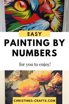 an easy guide to painting by numbers for you to enjoy