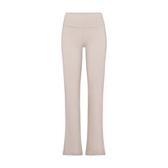 COTTON JERSEY FOLDOVER PANT | STONE Chic Elastane Sweatpants For Loungewear, Comfortable Stretch Activewear For Lounging, Comfort Stretch Athleisure Pants For Lounging, Versatile Yoga Pants For Lounging, Versatile 4-way Stretch Sweatpants For Loungewear, Comfort Waistband Yoga Pants For Lounging, Comfort Stretch Lounging Athleisure Pants, Versatile Stretch Pants For Lounging, Wide Leg Elastane Yoga Pants For Loungewear