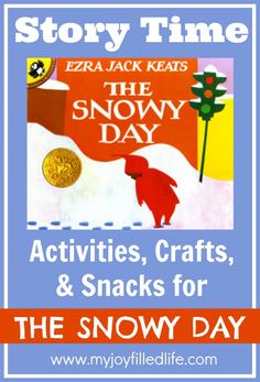 an advertisement for the story time book, featuring two children's crafts and snacks