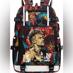 Brand New Neymar Backpack Never Used. Son Wanted A Blue One. Casual Multicolor Backpack For School, Multicolor Casual Backpack For Back To School, Casual Multicolor Backpack For Back To School, Casual Multicolor Backpack For Outdoor, Casual Multicolor Backpack For Outdoor Activities, Neymar, One Color, Kids Accessories, Bag Accessories