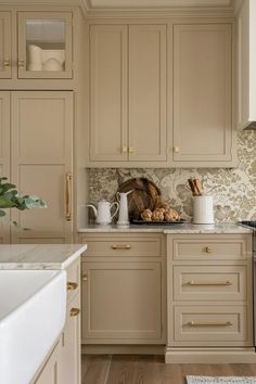 the kitchen is clean and ready to be used for cooking or baking, while still in use