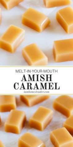 soft and chewy amish caramel