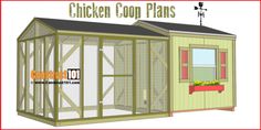 the chicken coop plans are easy to build and can be used as a garden shed