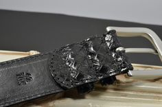 Caracteristics : Model : B- PYTHON Black Shiny Genuine Python Snake Skin ( build with only 1 entire piece of skin ) This belt is slightly padded, including 2 fix keepers also slightly padded Color : BLACK Shiny Handmade Width : 35 mm Length : 90 - 95 - 100 - 105 - 110 - 115 Thickness : aprox. 4 mm Waterproofed : NO Buckle : Inox steel brushed - FREE INCLUDED PLEASE CHECK YOUR SIZE CAREFULLY - WE THEREFORE HAVE INCLUDED A PHOTO IN THE LAST PICTURE TO AVOID MISTAKES WHILE ORDERING IF YOU ARE NOT S Black Rectangular Belt For Formal Occasions, Designer Black Belt Buckles With Belt Included, Designer Adjustable Black Belt, Black Leather Belt Buckles As Gift, Elegant Handmade Belt Buckles As Gifts, Black Shiny Dress, Valentines Day Fashion, Nice Belts, Python Snake