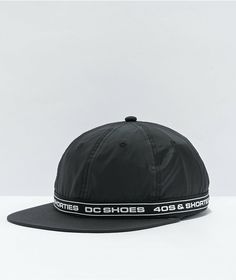 Black Flat Bill Dad Hat For Streetwear, Urban Black Baseball Cap For Skateboarding, Black Snapback Hat For Skateboarding, Black Baseball Cap For Skateboarding, Black Snapback Baseball Cap For Skateboarding, Black Trucker Hat For Skateboarding, Black Flat Brim Baseball Cap For Skateboarding, Black Six-panel Dad Hat For Streetwear, Sporty Six-panel Snapback Hat For Streetwear