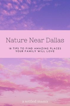 nature near Dallas // nature near me // outdoor play // outdoor activities // lake activities