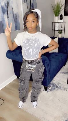 Outfit Ideas Kids Girls 11, Kids Outfits Daughters, Black Kids Fashion, Kids Fashion Swag, Kid Outfits, Birthday Girl Outfit