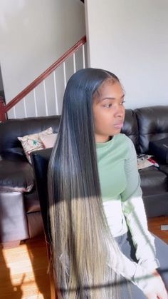 Messy Edges, Quick Weaves, Twisted Hair, Middle Part Hairstyles, Sew In Hairstyles, Frontal Hairstyles, Slick Hairstyles