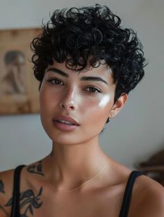 Trendy Short Cuts for Curly Hair—Find Your Style Extremely Short Curly Hair, Short Cuts For Curly Hair, Curly Hair Pixie Cut, Pixie Curly Hair, Pixie Haircut Curly Hair, Cuts For Curly Hair, Short Haircuts For Curly Hair, Define Curly Hair, Top Inspiration