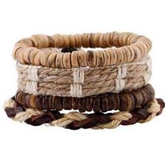 Rugged nature meets sophisticated style in this beautifully handcrafted multilayer bracelet. Incorporating natural materials such as leather, local wood and cotton, this bracelet is a powerful representation of the Nepalese artisans’ skills and love for their surroundings. Worldwide shipping! Please allow up to 2-5 days for delivery. 1058 Punk Keychain, Deun Ivory, Ootd Party, Bracelets Hippie, Weave Bracelet, Hemp Bracelet, Hemp Bracelets, Wood Bead Bracelet, Genuine Leather Bracelet