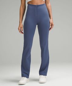 The ease of a pull-on pant with the look of a trouser. These office-ready pants feature an easy-to-style silhouette with a discreet, smoothing waistband that's stretchy but comfortably snug. Designed for Casual. Slim fit skims your body:Subtle flared leg:32" inseam, intended to sit below ankle for heights of 5'5"-5'8":Opt for your usual size. Expect them to feel snug as you pull them over your hips but comfortable once on. Smooth-Fit Waistband technology uses bonded construction to create a comfortable, smoothing fit. Hand pockets. Dress Bra, Active Wear Pants, High Rise Pants, Pull On Pants, Hoodie Top, Casual Fits, Bottoms Pants, Trousers Women, Short Sleeves Tops