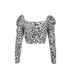 Sexy Women Leopard Crop Tops Blouse U Collar Long Sleeve Printing Shirts Blusa Chemise JKP2874 Ladies Blouses And Tops, Slim Blouse, Streetwear Shirts, Fashion Friday, Blouse Models, Casual Long Sleeve Shirts, Puff Long Sleeves, Tops Blouse, Womens Long Sleeve Shirts