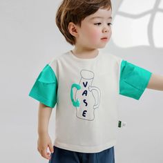 Get your little one ready for sunny days with our Summer Cartoon Cotton Set, perfect for toddlers aged 1-5 years! This unisex baby outfit features a casual style with a cute cartoon pattern that adds a playful touch to their summer wardrobe. 🌞 Made from soft and breathable jersey cotton, this set ensures maximum comfort during warm weather. The short sleeves and lightweight fabric make it ideal for all-day wear, while the true-to-size fit guarantees the perfect look every time. Let your child e Cotton Cartoon Print Tops, Cartoon Style Cotton Top With Letter Print, Cotton Cartoon Style Tops With Letter Print, Cotton Cartoon Tops With Character Print, Cotton Cartoon Character Print Tops, Cotton Tops With Cartoon Character Print, White Cartoon Tops With Character Print, White Cartoon Style Tops With Character Print, White Cartoon Character Print Tops