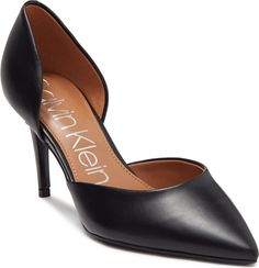 Calvin Klein Gloria d'Orsay Pump (Women) | Nordstromrack D’orsay Pumps, Elegant Slip-on Court Shoes With Deep Heel Cup, Calvin Klein Almond Toe Heels With 4-inch Heel, Calvin Klein Sleek Leather Heels, Sleek Calvin Klein Leather Heels, Sleek Heels With Branded Insole And Pointed Toe, Sleek Slip-on Office Heels, Classic Calvin Klein Pointed Toe Heels, Elegant Slip-on Kitten Heels With Sculpted Heel