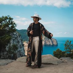 black Bohemian Black Long Robe, Bohemian Long Black Robe, Black Long Bohemian Robe, Long Black Bohemian Robe, Black Bohemian Robe With Kimono Sleeves, Bohemian Black Robe With Kimono Sleeves, Black Bohemian Kimono With Kimono Sleeves, Black Open Front Kimono For Festival, Black Long Beachwear Kimono